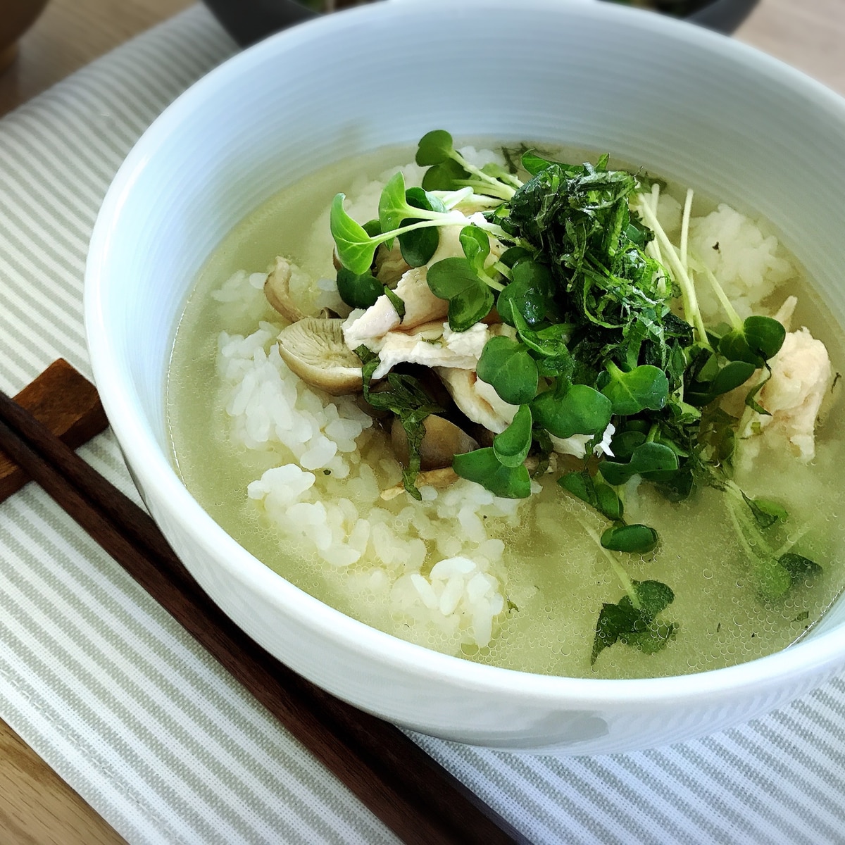 鶏ガラスープで簡単 鶏茶漬け レシピ 作り方 By Miiie 楽天レシピ